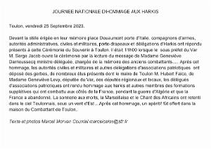 2020 09 25 TOULON JOURNEE NATIONALE D HOMMAGE AUX HARKIS (1)